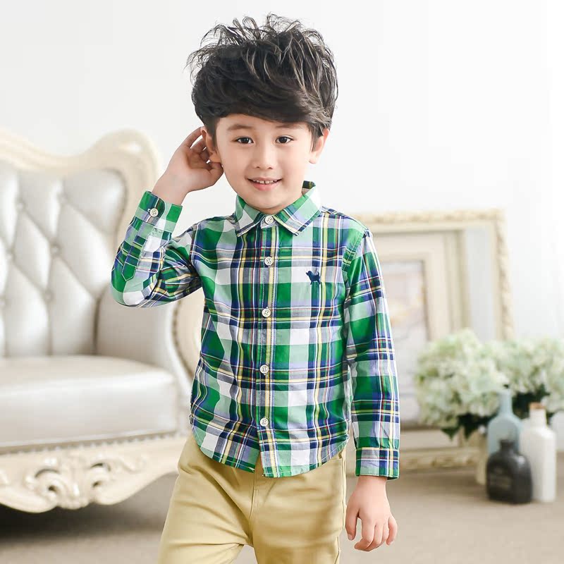 Chemise garcon à manche longue - Ref 2082549 Image 1