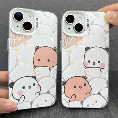 一二布布手机壳适用iphone17promax苹果16荣耀Magic7华为nova14彩银400pro小米15一加13情侣vivox200镂空300