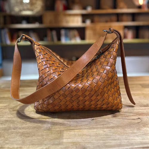 全手工编织hobo新品双面编织