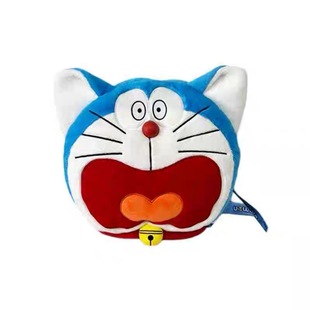 正品哆啦A梦卡通毛绒卡通玩偶双肩斜挎手提包男女生日礼物KKV同款