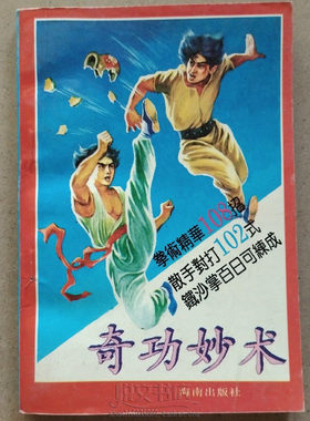 奇功妙术散手对打铁砂掌拳术精华图解传统武术正宗功夫原版旧书籍