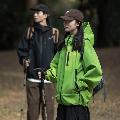 Psalmist歌颂者山系户外三合一连帽冲锋衣硬壳防水外套夹克男女厚