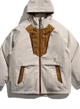 石光纪LITHIC特氟龙山系三合一羽绒服三防可拆卸内胆冲锋衣情侣