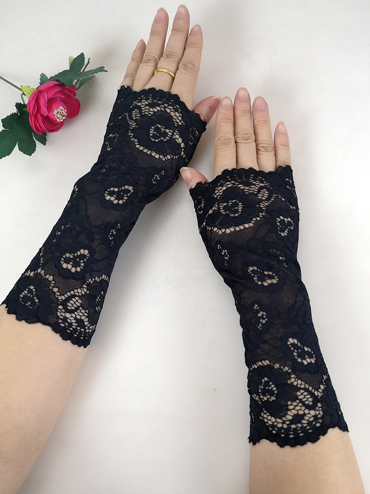 WARM THIN FAKE SLEEVE LACE WRIST COVER FEMALE COVER ON THE BACK OF THE HAND SCAR TATTOO TATTOO ARM ARM SLEEVE SUN PROTECTION