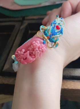 手绳蔷薇手工编织手绳