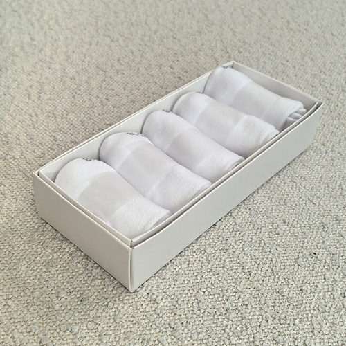 【AIWEN/艾芠】5双装 春夏薄款棉袜透气吸汗WZ-C24130