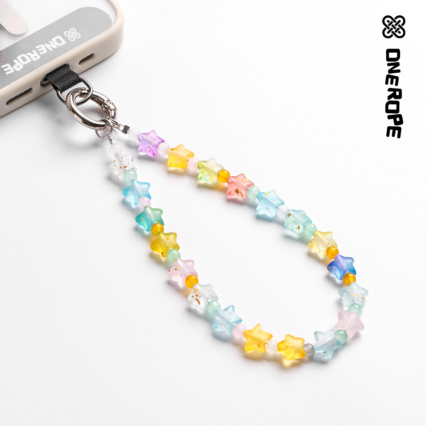 彩虹银河星星糖五角星手机挂绳