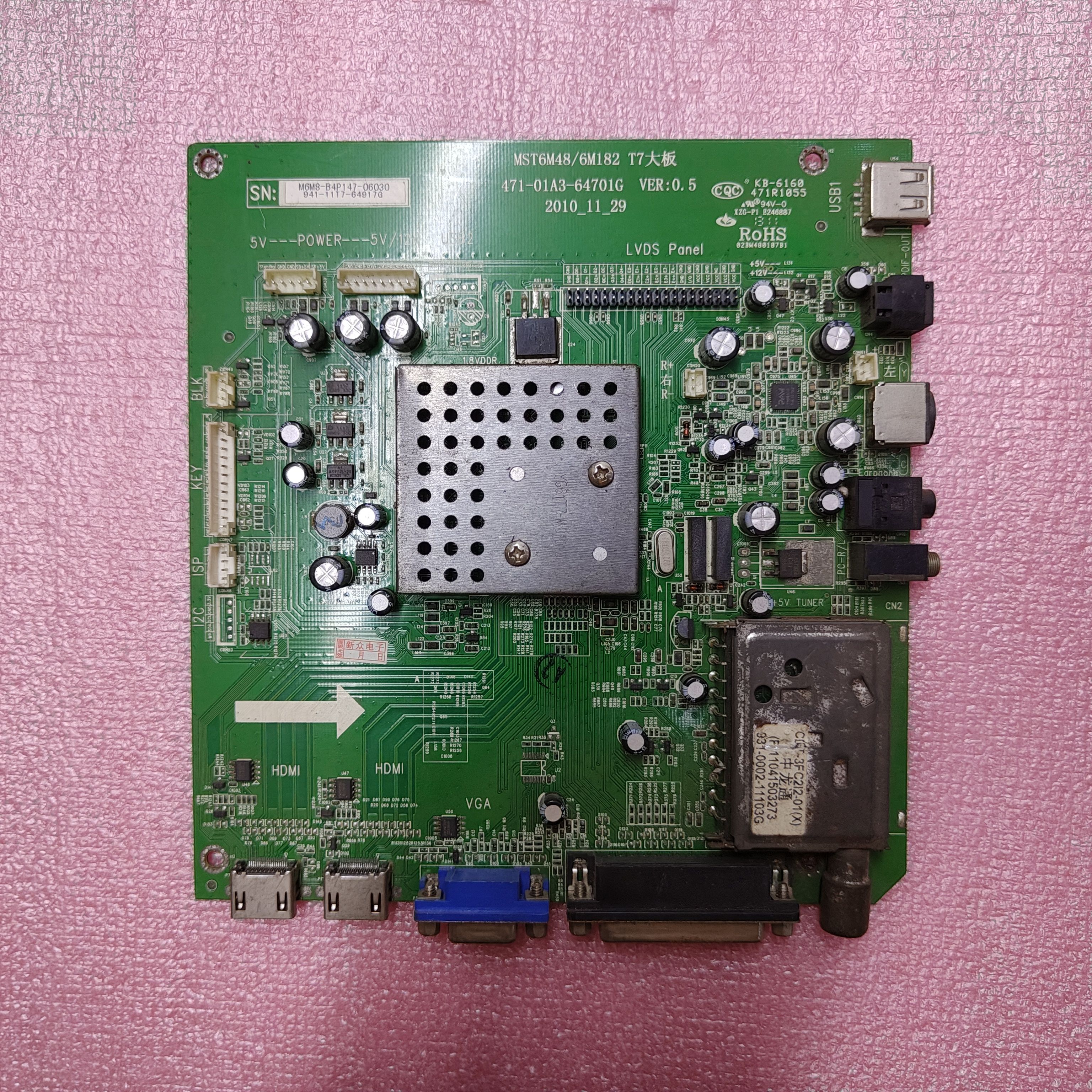 原装TCL 3228/4028/4228EDS LE55C18主板471-01A3-64701G