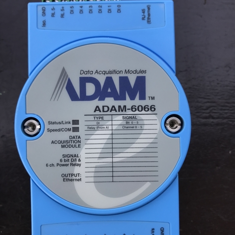 议价研华ADAM-6066 6路隔离数字量输入和6路功率继电器模块成色新