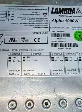 售前咨询电源lambda CA1000 5B，15C，15C议价