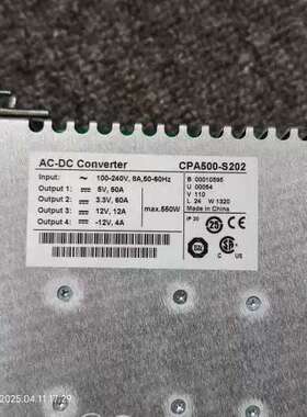 售前咨询Power-OneAC-DC转换器CPA500-S2议价