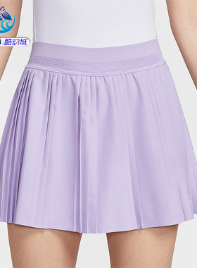 耐克Nike Dri-FIT女子夏季休闲网球训练运动半身裙FZ6513-515-010