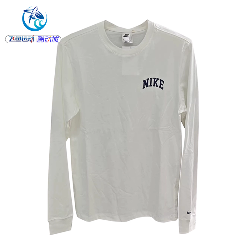 耐克Nike男子字母印花长袖T恤