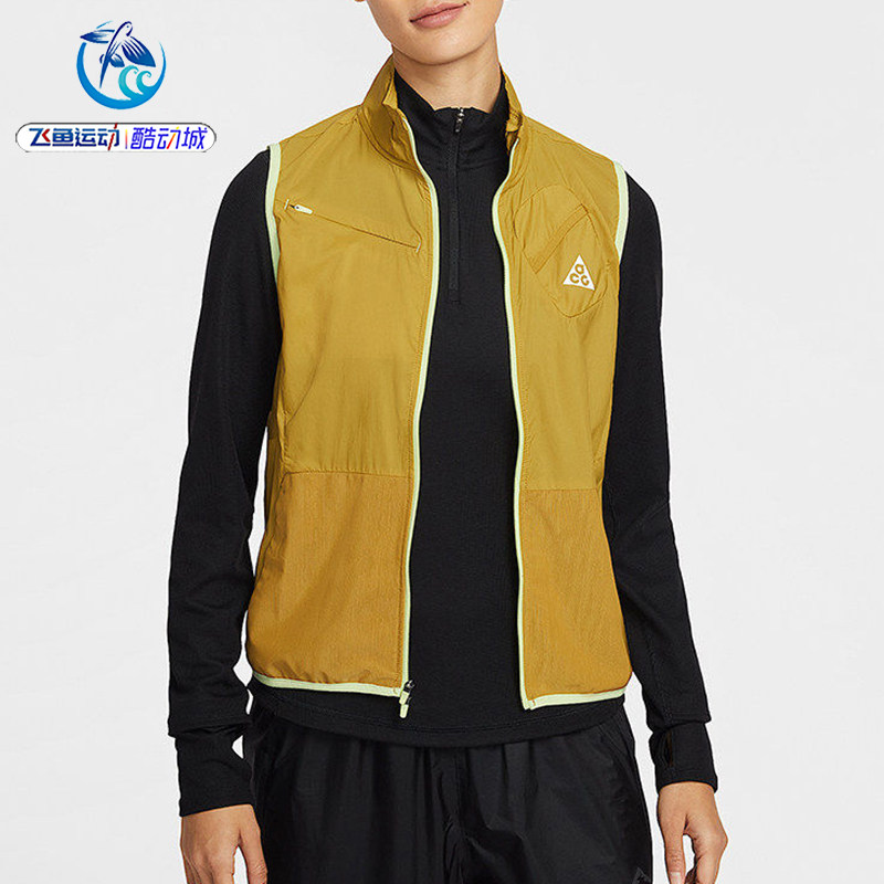 耐克Nike女士日常立领印花马甲
