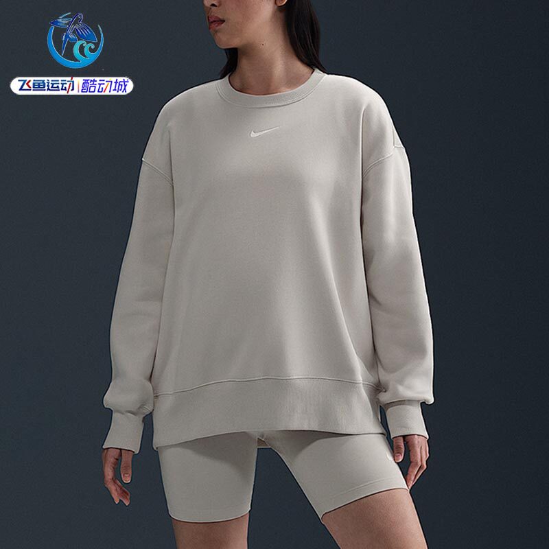 耐克Nike女子卫衣加绒长袖套头衫