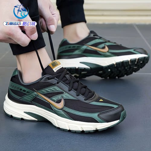 耐克Nike黑绿男子跑步鞋