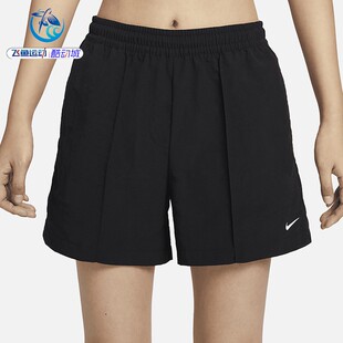 耐克Nike 女子夏季梭织中腰宽松运动透气休闲短裤FV6623-010