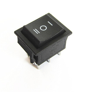 双边自复位松手自动弹回中间3档6脚三档六脚电源翘板船形开关