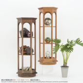 6分娃屋微缩家具模型blythe 玩具 旋转展示架 bjd食玩