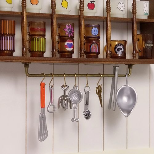 玩具】DIY挂杆/金属挂钩/S钩 中岛台配件12分6分娃屋BLYTHE小布用