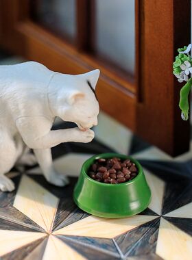 狗粮猫粮食盆/配干粮12分ob11gsc盲盒食玩迷你模型娃屋摆件62002