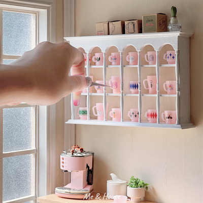 玩具】复古杯架/置物架/厨房收纳 6分Blythe迷你模型娃屋玩具