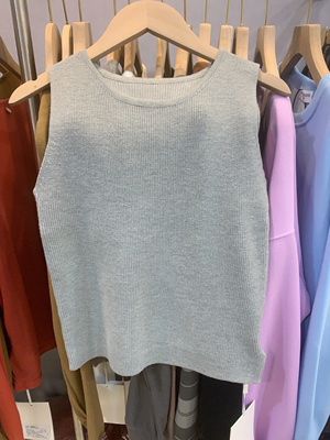 WEARELAB2024年秋季新款韩版时尚休闲针织背心女宽松显瘦百搭上衣