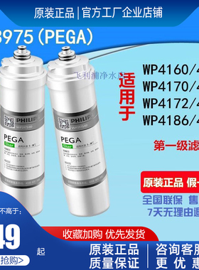 飞利浦净水器滤芯WP3975PEGA净水机WP4160/61/4170/4172/73/Pro75