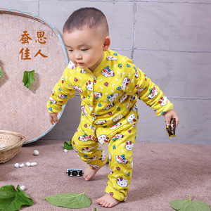 阿婆家新款男女儿童桑蚕丝棉袄棉衣棉裤棉服中性冬装真丝内胆套装