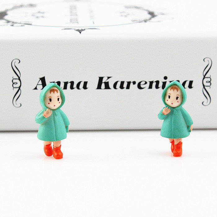 鱼缸装饰品卡通人物小梅水族箱造景装饰摆件微景观配件