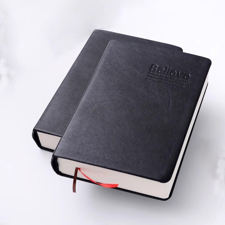 Believe复古笔记本空白仿皮Bible记事本A6加厚230张学生日记抄写