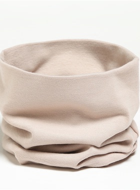 素色春秋冬纯棉围脖全棉保暖颈套男女士半高领睡觉护颈椎脖套纯色