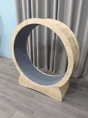 猫咪实木玩具转轮跑步机减肥趣味