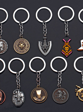 JOJO的奇妙冒险空条承太郎帽子挂件替身黄金之风项链金属钥匙扣