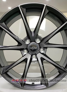 19 20 21寸适用奔驰宝马奥迪帕拉梅拉特斯拉法拉利灰色锻造轮毂