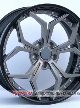 19寸适用BMW宝马525 520 535GT 730 740 3 5 7系X3两片锻造轮毂
