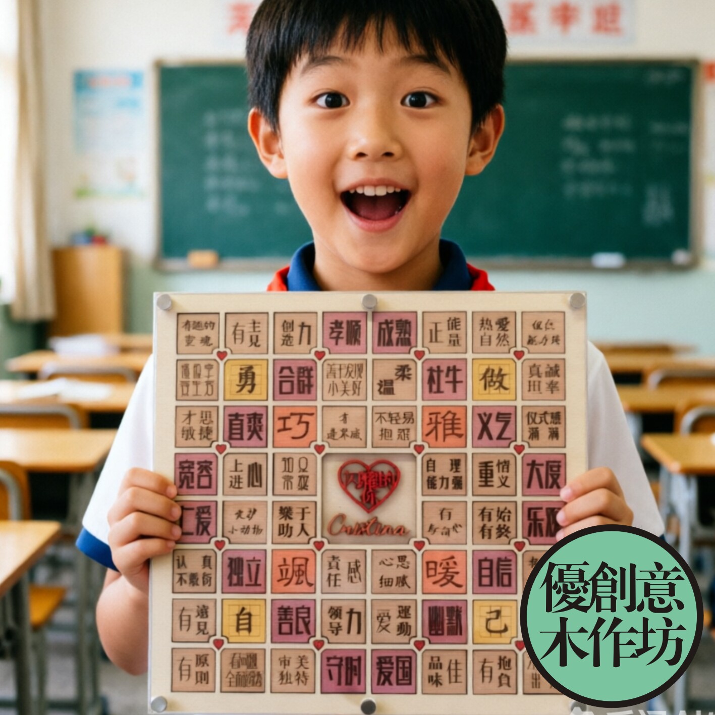 闪耀的你100个优点相框夸夸墙摆件圣诞生日恩典伴手礼物名字定制图片