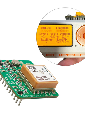flipper zero GPS模块采用天线一体化模块 unleashed固件