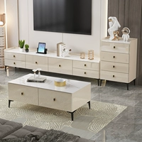 Телевизионный шкаф Комбинация кофейного стола Современная минималистская гостиная ящик для ковша.