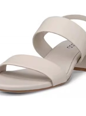 ECCO爱步女鞋 2026春夏新款粗跟外穿一字带凉鞋 丽芙35 250303