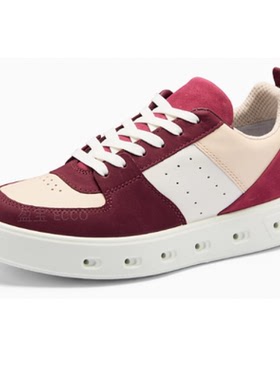 ECCO爱步女鞋板鞋2025秋冬真皮厚底小白鞋休闲鞋 街头720 209713