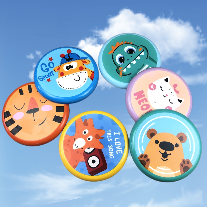 儿童软卡通飞盘幼儿园亲子户外活动海边沙滩飞碟安全趣味游戏玩具