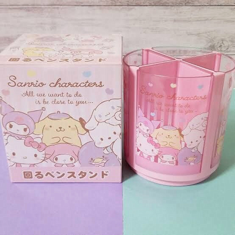 可爱少女心日本萌粉色SANRIO笔筒特价