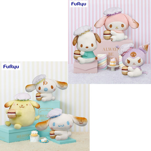 厨师帽库洛米毛绒公仔SANRIO