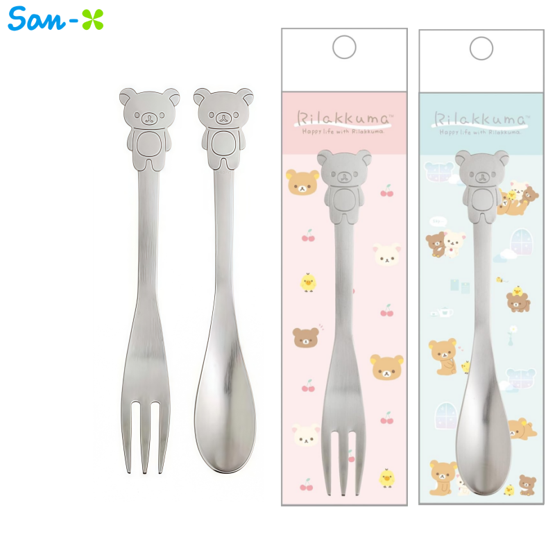 日本制造正版轻松熊餐具不锈钢勺子叉子甜品儿童饭汤匙rilakkuma,模玩/动漫/周边/娃圈三坑/桌游,动漫水杯/居家/百货,淘宝优惠券,粉丝福利购,淘宝优惠卷