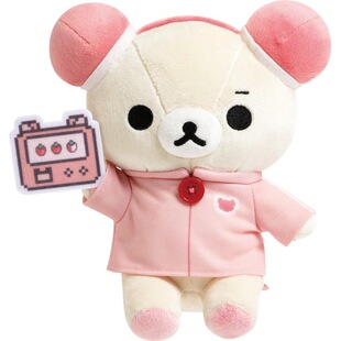 日本限定正版轻松熊妹妹游戏世界换装毛绒公仔S号潮玩偶rilakkuma