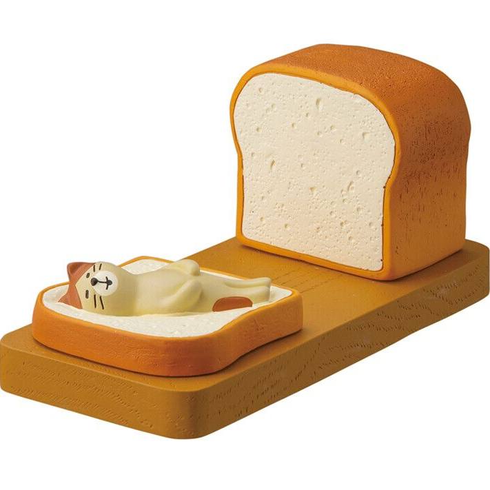 decole日本正版手机支架面包猫咪ipd平板电脑支架手机座zakka家居