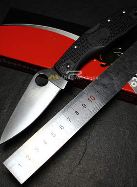 Spyderco蜘蛛C243PBK ENDELA日本产VG10高硬度钢折刀EDC户外野营