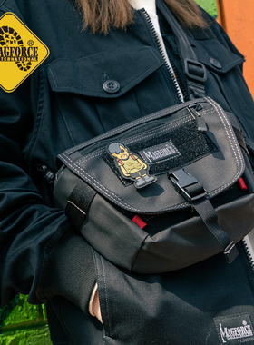 MAGFORCE战术斜挎包迷你摸鱼包男女潮胸包单肩包小号腰包