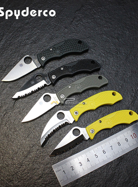 Spyderco蜘蛛 Ladybug小瓢虫系列 日本原产 随身绅士超迷你小折刀
